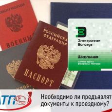 Необходимо ли предъявлять документы к проездному?